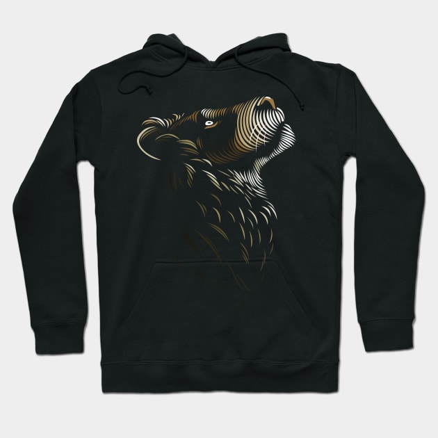 Lion lines Hoodie by albertocubatas